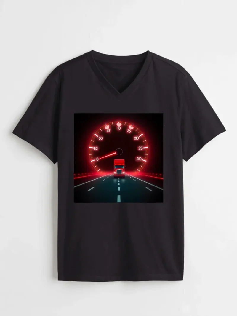 A Delivery Trailer Mid-motion T-Shirt - Image 2