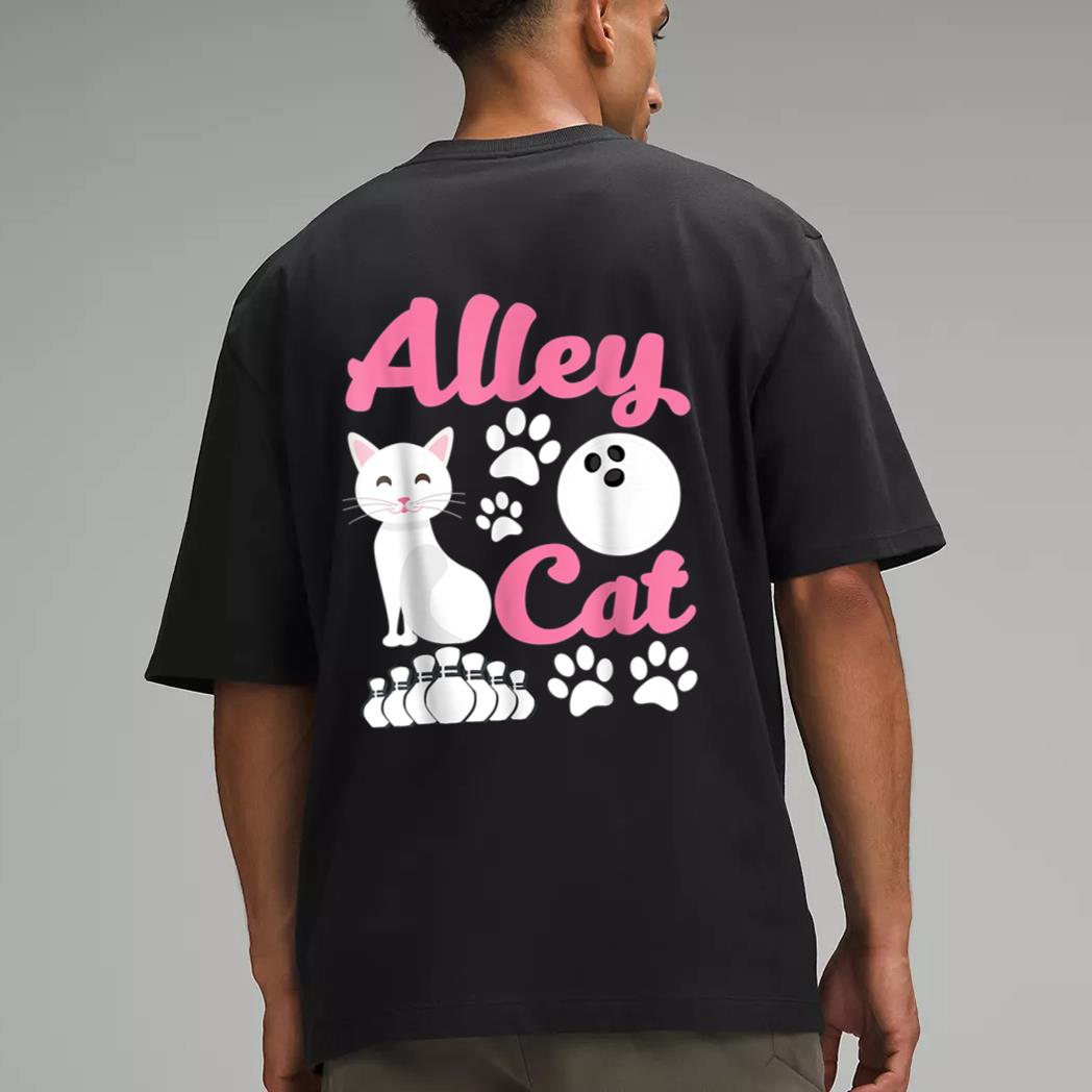 Alley C.at - Funny Bowling Men T-Shirt