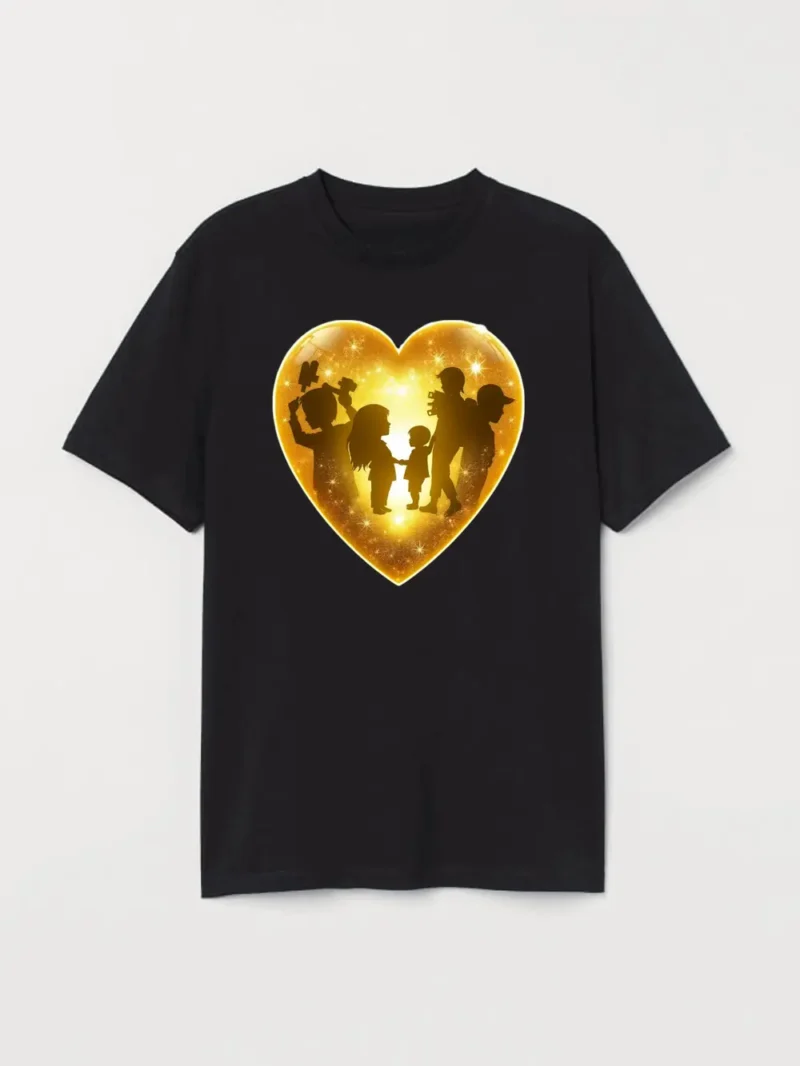 Army Mom  Heart Of A Warrior T-Shirt - Image 2