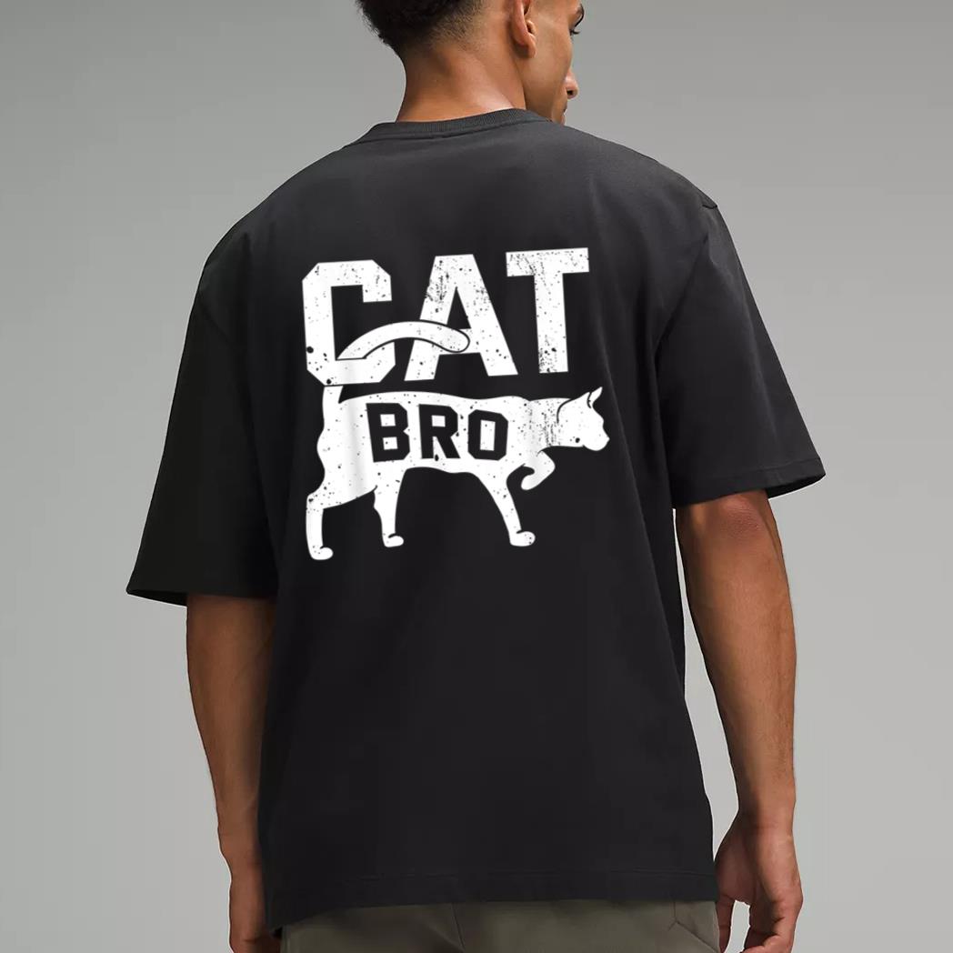 Cat Bro Kitten Pet Owner Meow Men T-Shirt