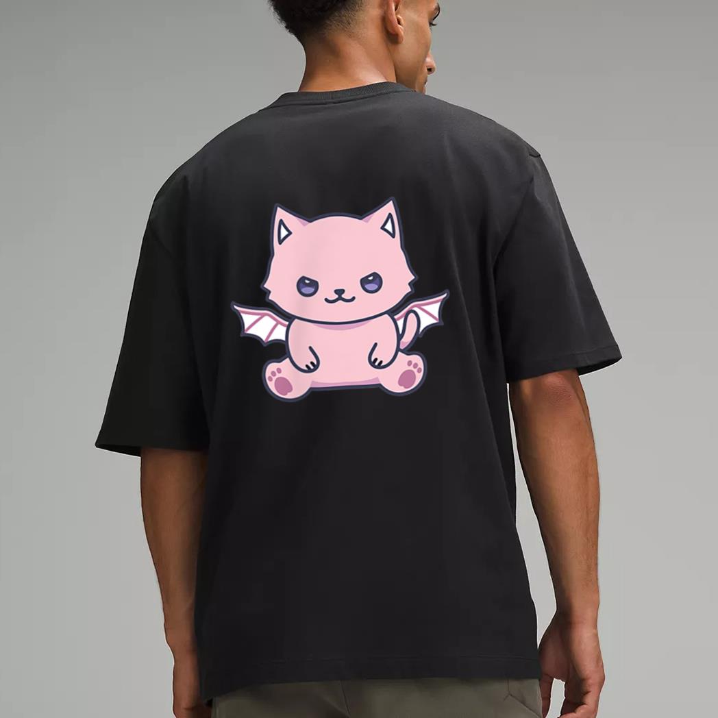 Cat Pastel Goth Cute Kawaii Aesthetic Lover Owner Spooky Men T-Shirt
