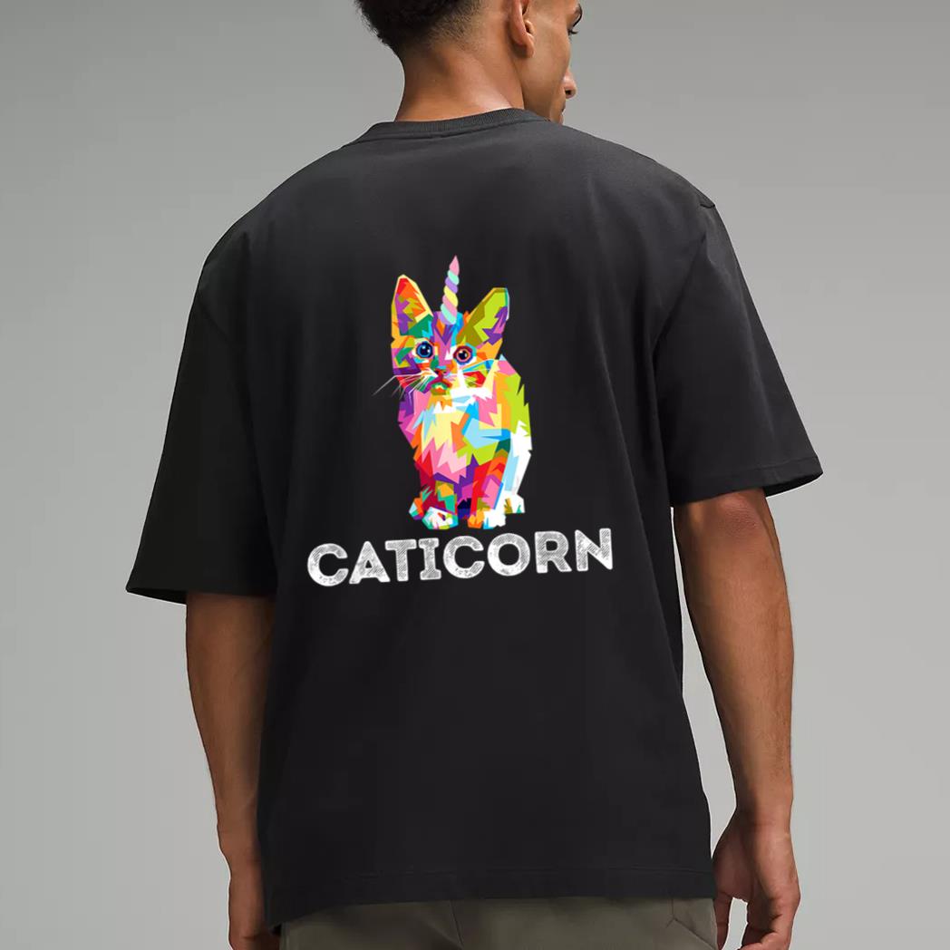 Caticorn Unicorn Cat Unikitty Kittycorn Meow Girls Women Men T-Shirt