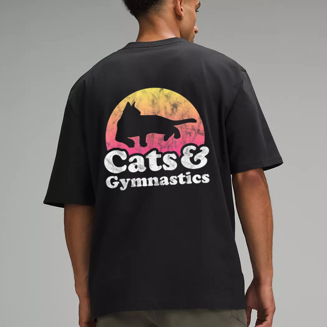 Cats and Gymnastics Cat and Gymnast Men T-Shirt