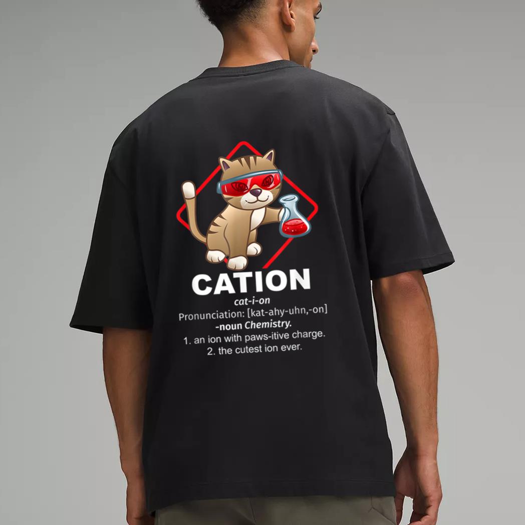Chemistry Professor Kitty Science Day Cat Owner Chemist Men T-Shirt