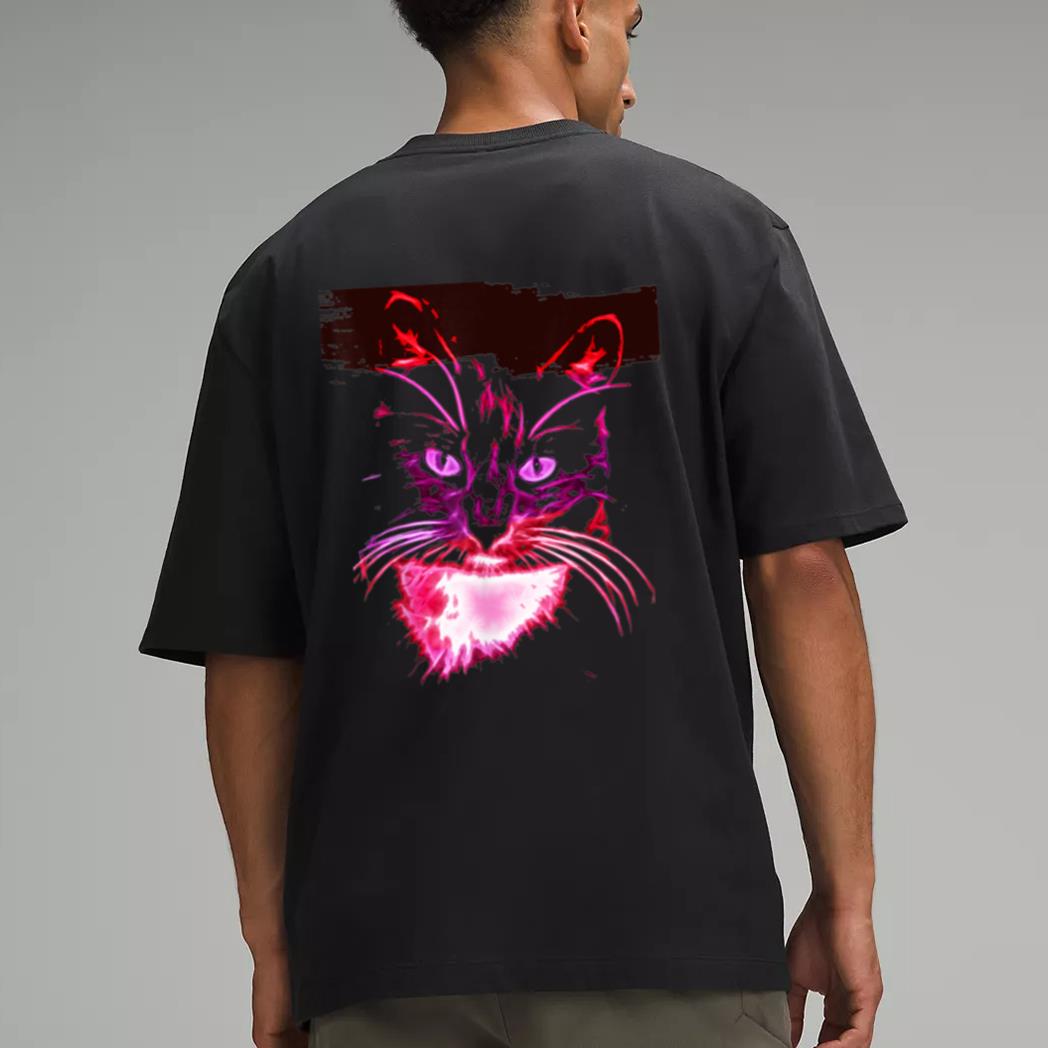 Colorful Cat Art Novelty  - Cat Lover Gift Idea Women Men T-Shirt