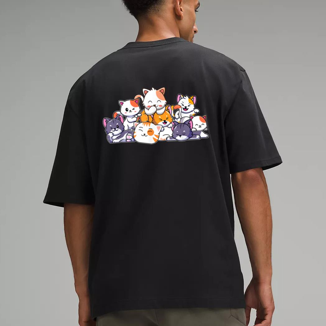 Cute Cats Anime Kawaii Japanese Otaku Neko Gift Women Girls Men T-Shirt