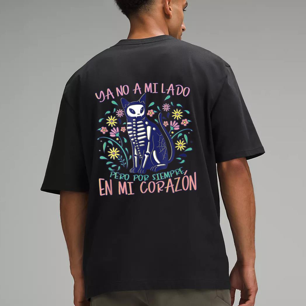 Dia De Los Muertos Cat Skeleton Animals Lover Costume Men T-Shirt