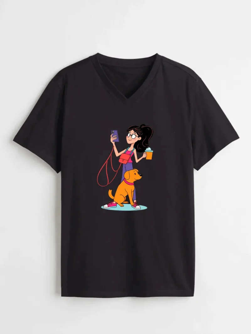 Dog Mom Life Is Ruff T-Shirt - Image 2
