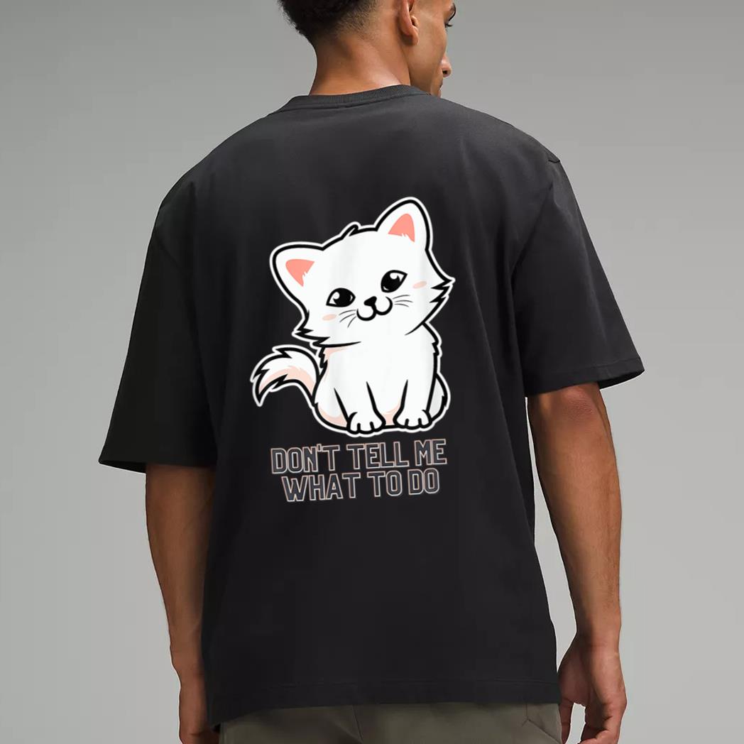 Don Ell Me What O Do Meme Funny Retro Style Vintage Cats Men T-Shirt
