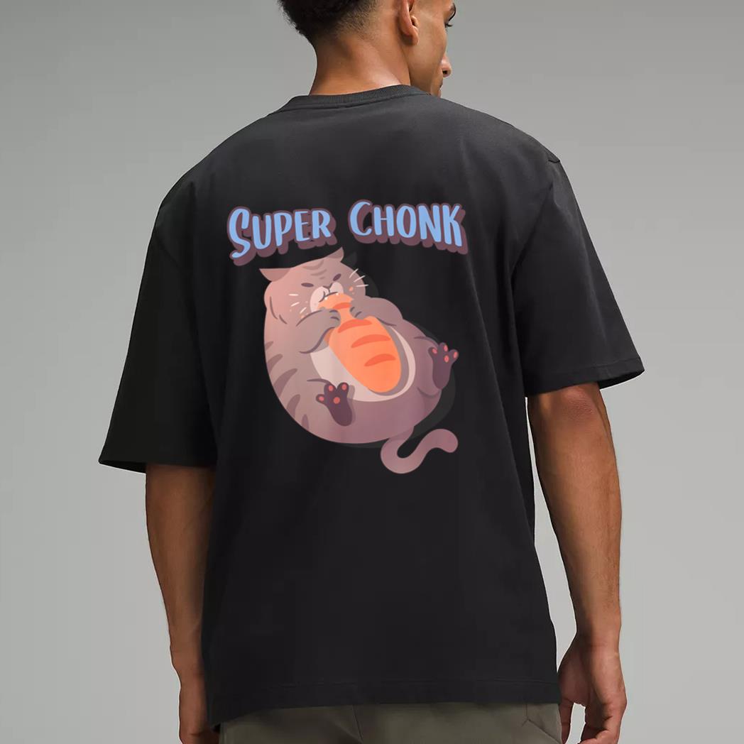 Fat Chonky Cat Meme Lovers Heckin' Chonker Super Chonk Cat Men T-Shirt