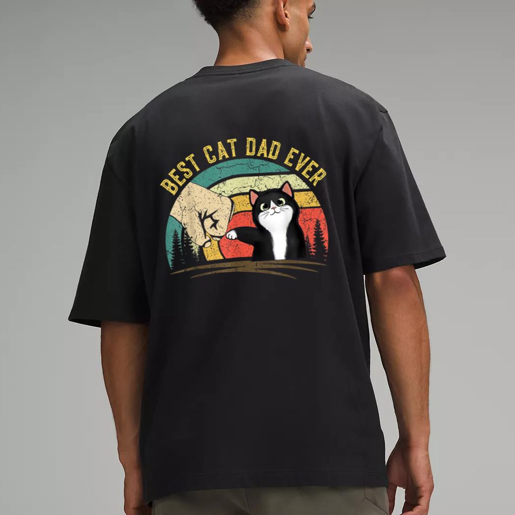 Father's Day 2022 Cat Dad gifts For Men Best Cat Dad Ever Men T-Shirt