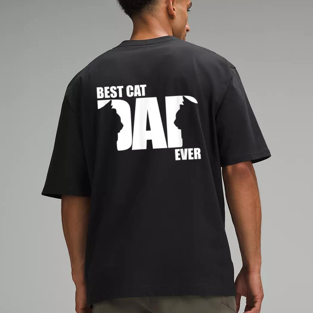 Funny Cat Daddy  Best Cat Dad Ever Men T-Shirt