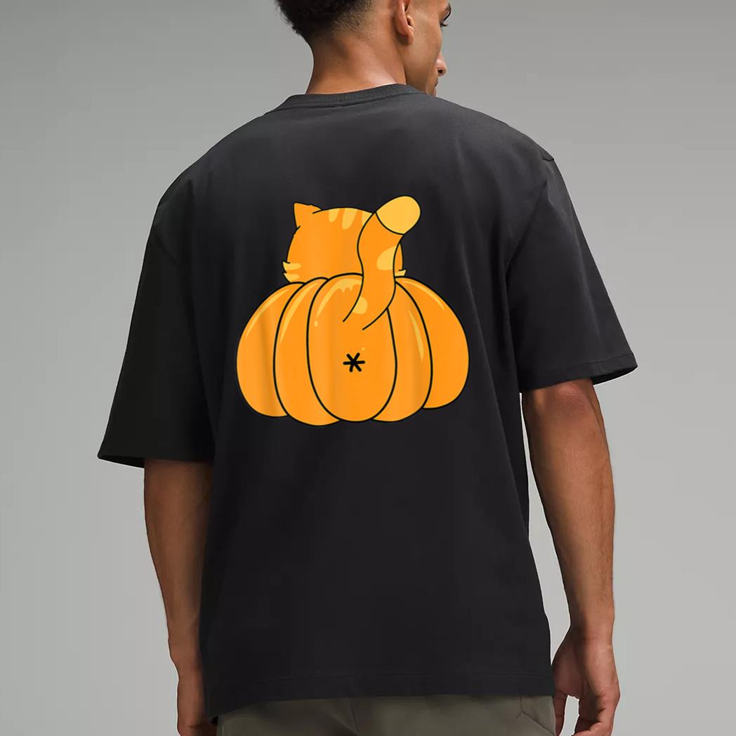Funny Pumpkin Cat Btt Halloween Ee Men T-Shirt