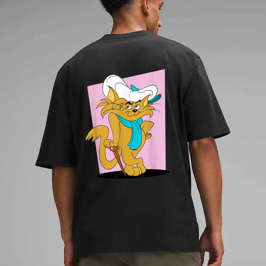 Graphic A Cat Seem Fat And Hat So Cute Adventures Cartoon Men T-Shirt