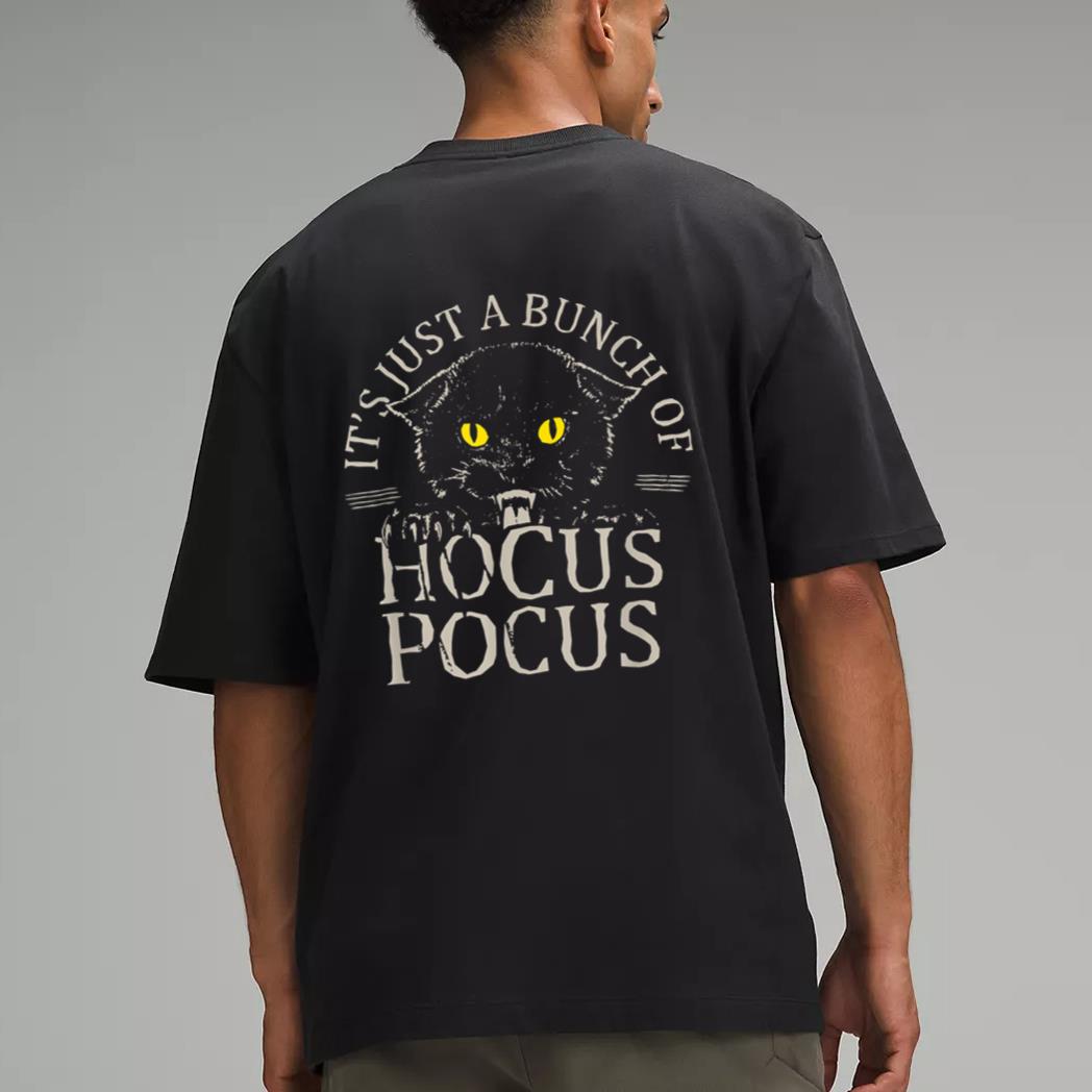 It S Just A Bunch Of Hocus Pocus Cat Claws Costume Halloween Men T-Shirt