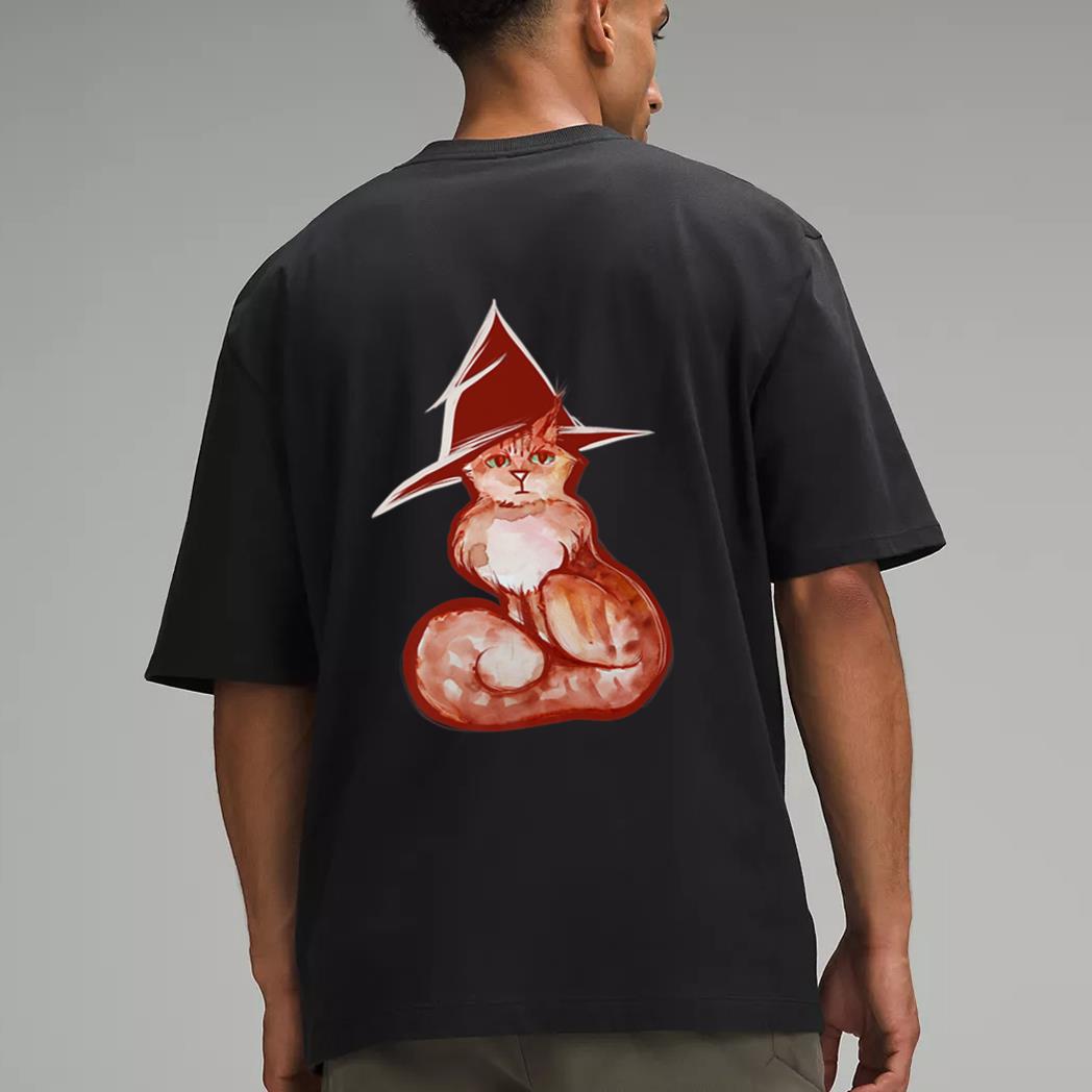 Orange Cat Witch Tabby Oranges Kitty Cat Men T-Shirt