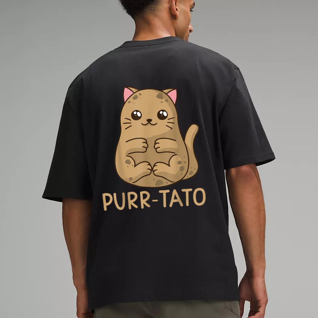 Purrtato Cat Potato Cat Lover Idaho Potatoes Men T-Shirt