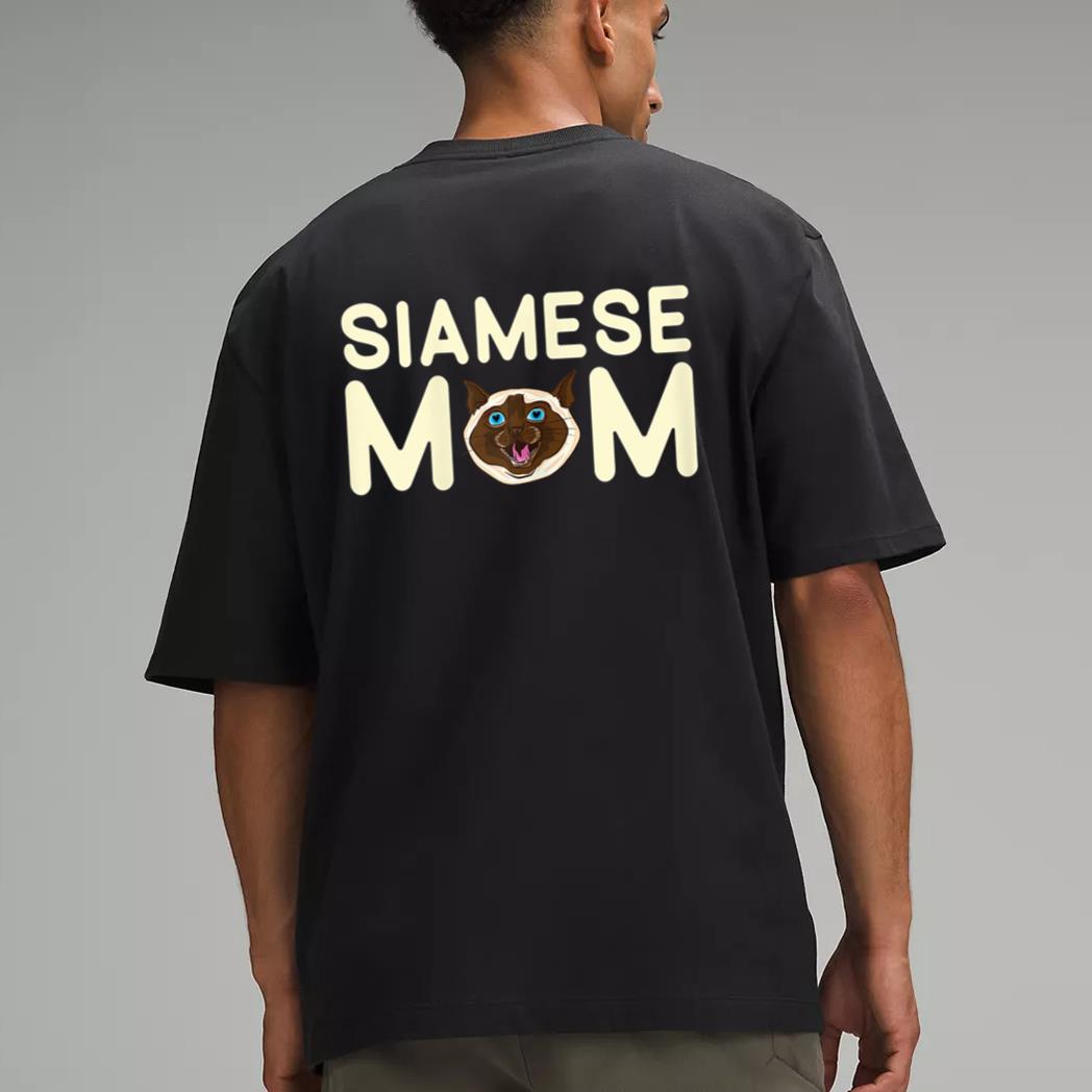 Siamese Cat Mom Men T-Shirt