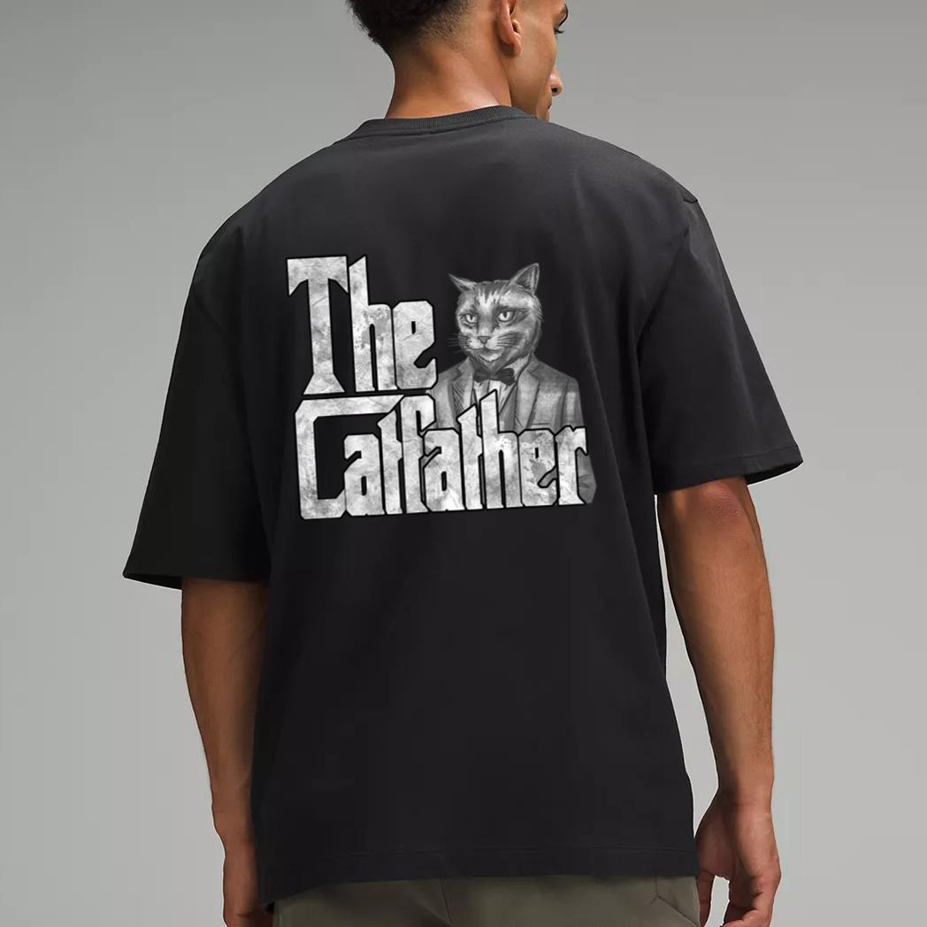 The Catfather Cat Father Mafia Father Cat Men T-Shirt